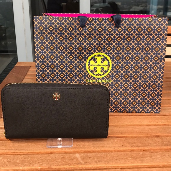 NWT Tory Burch Emerson Zip Continental Wallet - Picture 8 of 8